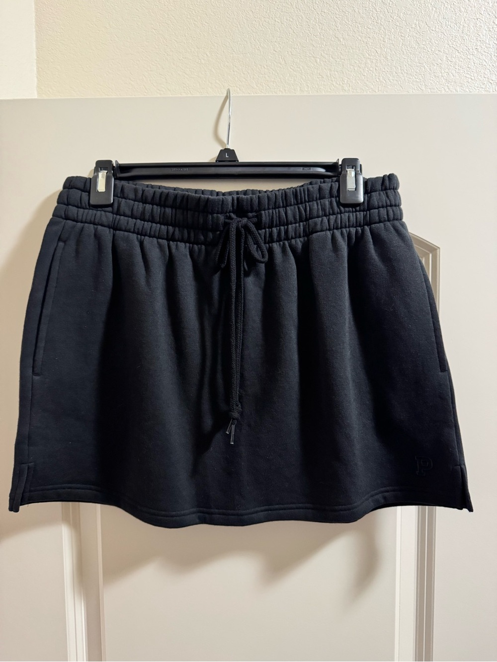 PINK Victoria's Secret Black Drawstring Skirt